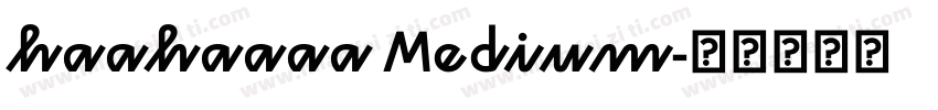 haahaaaa Medium字体转换